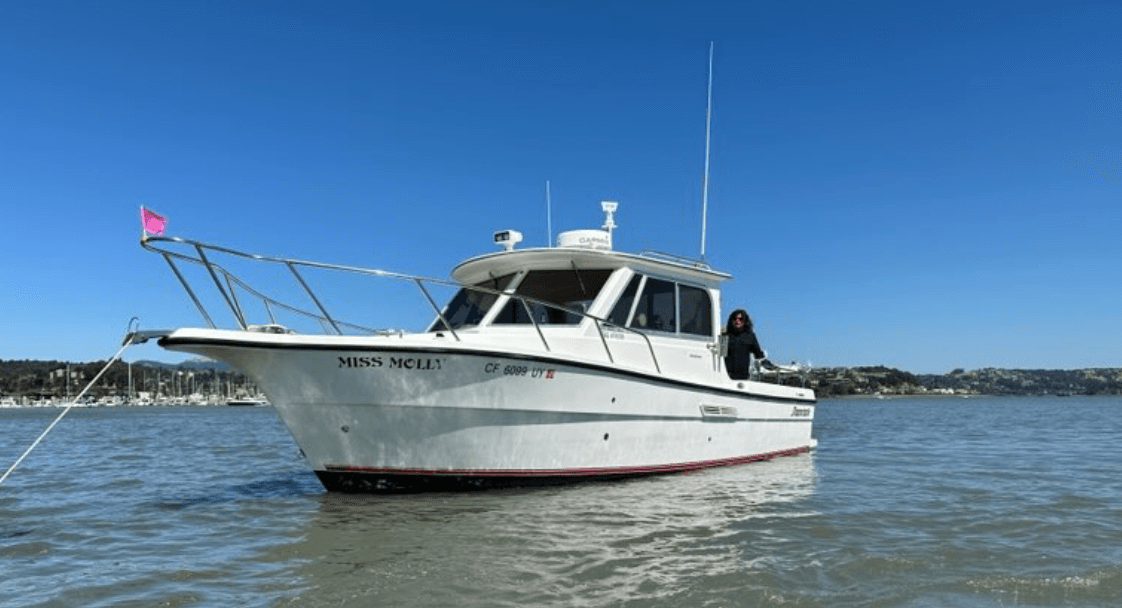 Miss Molly at anchor